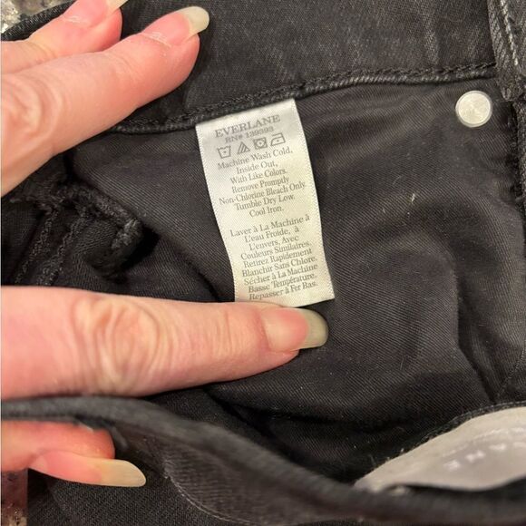 Everlane The Way High Skinny Jeans Black Size 27 Crop - Picture 4 of 6